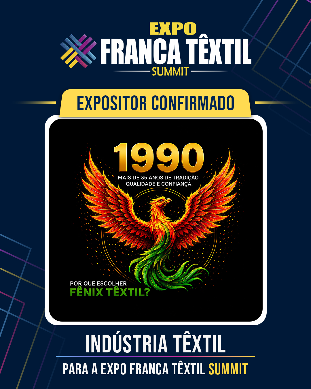 Expositor confirmado FÊNIX TÊXTIL