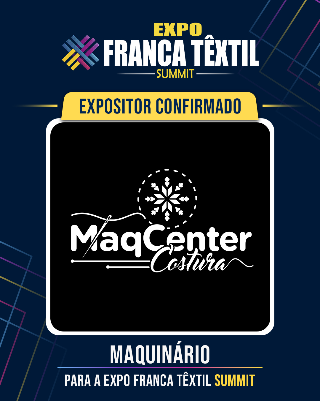 Expositor confirmado MAQCENTER COSTURA