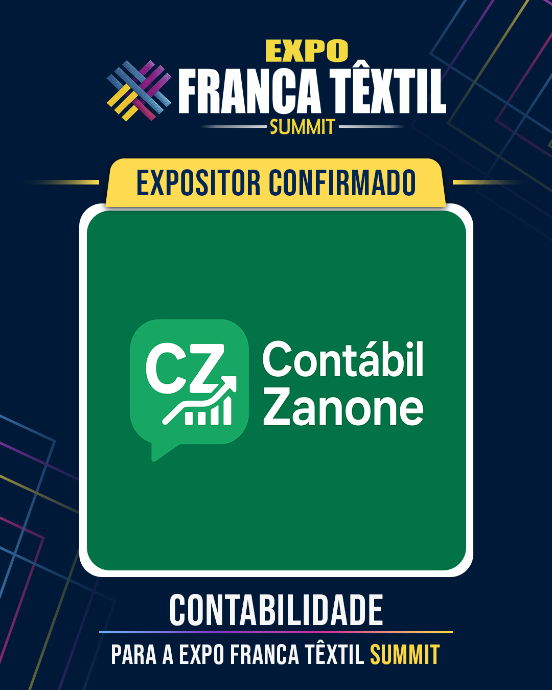 Expositor confirmado CONTÁBIL ZANONE